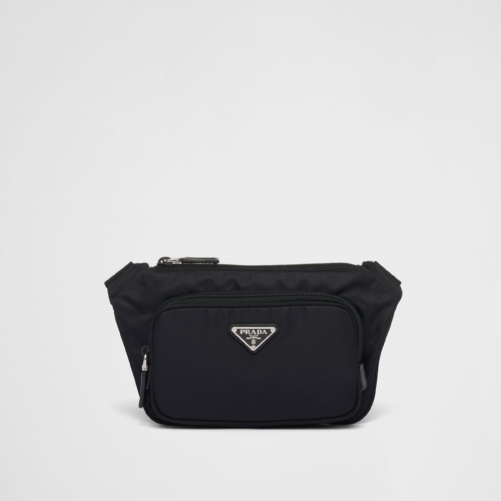 Prada Black Re-nylon Saffiano Shoulder Bag 2VH128 2DMH F0002: Image 1