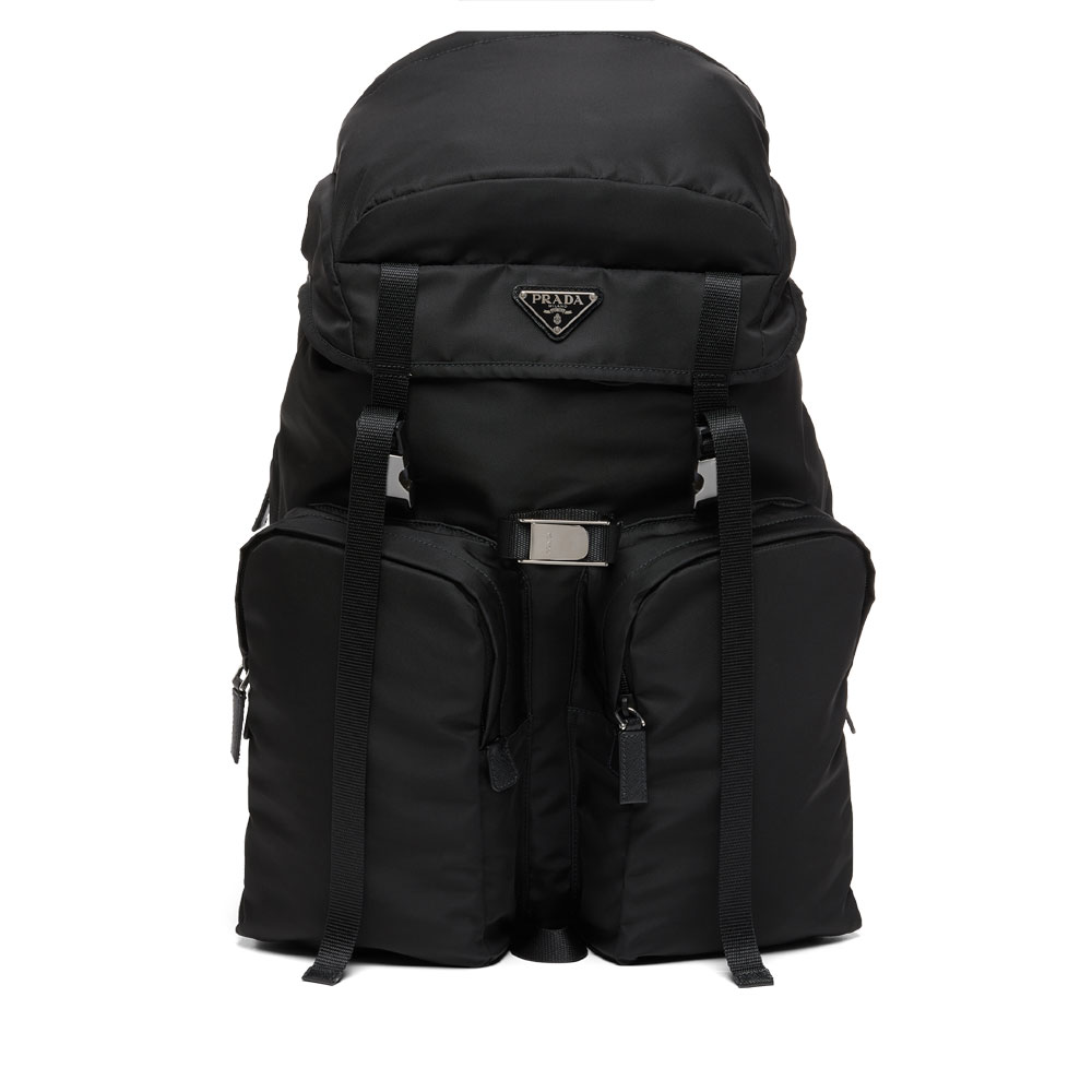 Prada Black Re-nylon Saffiano Backpack 2VZ019 2DMG F0002: Image 1