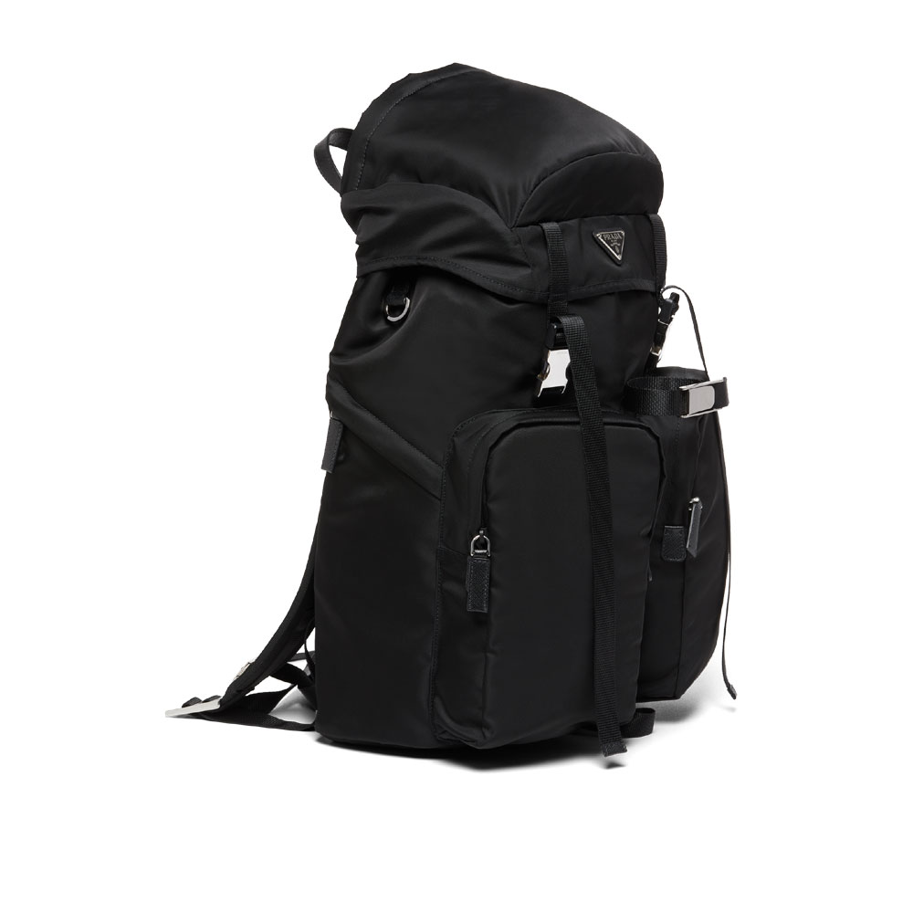 Prada Black Re-nylon Saffiano Backpack 2VZ019 2DMG F0002: Image 2