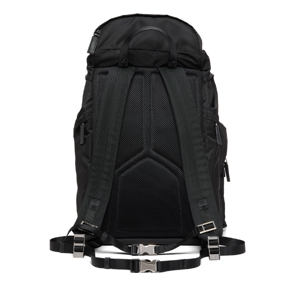 Prada Black Re-nylon Saffiano Backpack 2VZ019 2DMG F0002: Image 3