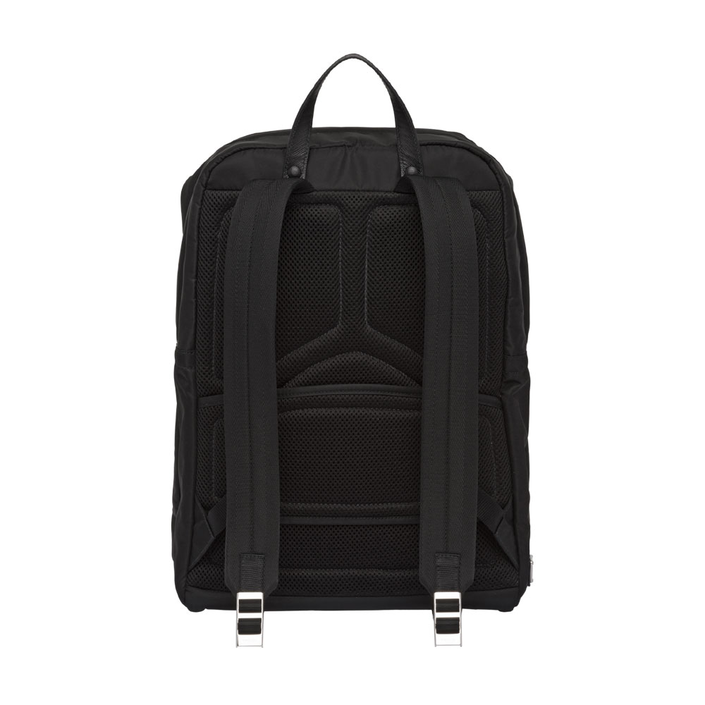 Prada Black Re-nylon Saffiano Backpack 2VZ028 2DMG F0002: Image 3