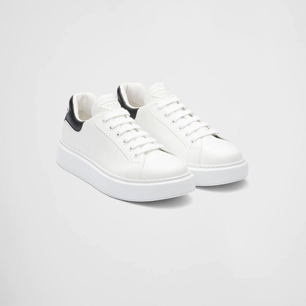 Prada Macro leather sneakers 4E3583 3G4I F0964: Image 1