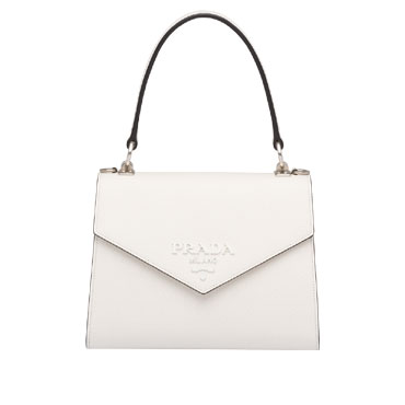 Prada Monochrome Saffiano leather bag 1BA186 2ERX F097W