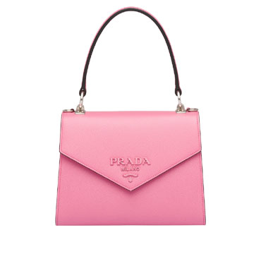 Prada Monochrome Saffiano leather bag 1BA186 2ERX F0JII