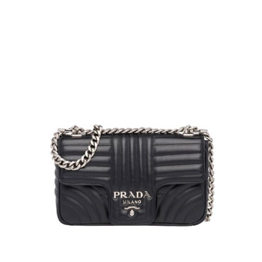 Prada Diagramme leather shoulder bag 1BD107 2D91 F0002