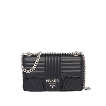 Prada Diagramme leather shoulder bag 1BD108 2D91 F0002