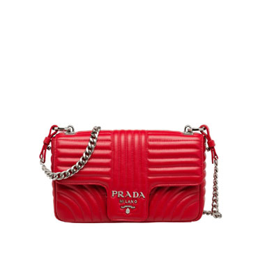 Prada Diagramme leather shoulder bag 1BD108 2D91 F0011