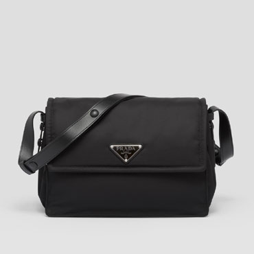 Prada Black Medium Padded Re-nylon Shoulder Bag 1BD255 RDLN F0002