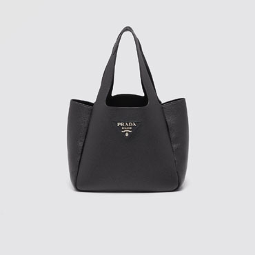 Prada Black Leather tote 1BG335 2DKV F0002