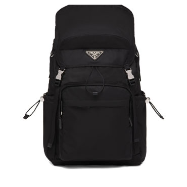 Prada Black Re-nylon Saffiano Backpack 2VZ090 2DMG F0002