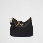 Prada Black Leather Lushentic Bag 1BC178 2DKV F03C3