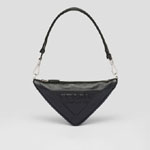 Black Prada Triangle Leather Mini-bag 1BC543 2BYA F0002