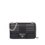 Prada Diagramme leather shoulder bag 1BD108 2D91 F0002