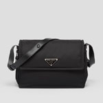 Prada Black Medium Padded Re-nylon Shoulder Bag 1BD255 RDLN F0002