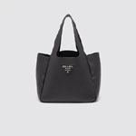 Prada Black Leather tote 1BG335 2DKV F0002