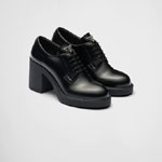 Prada Heeled brushed leather lace-ups 1E976M 055 F0002