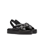 Prada Nappa leather flatform sandals 1XZ747 038 F0002