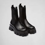 Prada Monolith brushed leather Chelsea boots 2UE027 B4L F0002