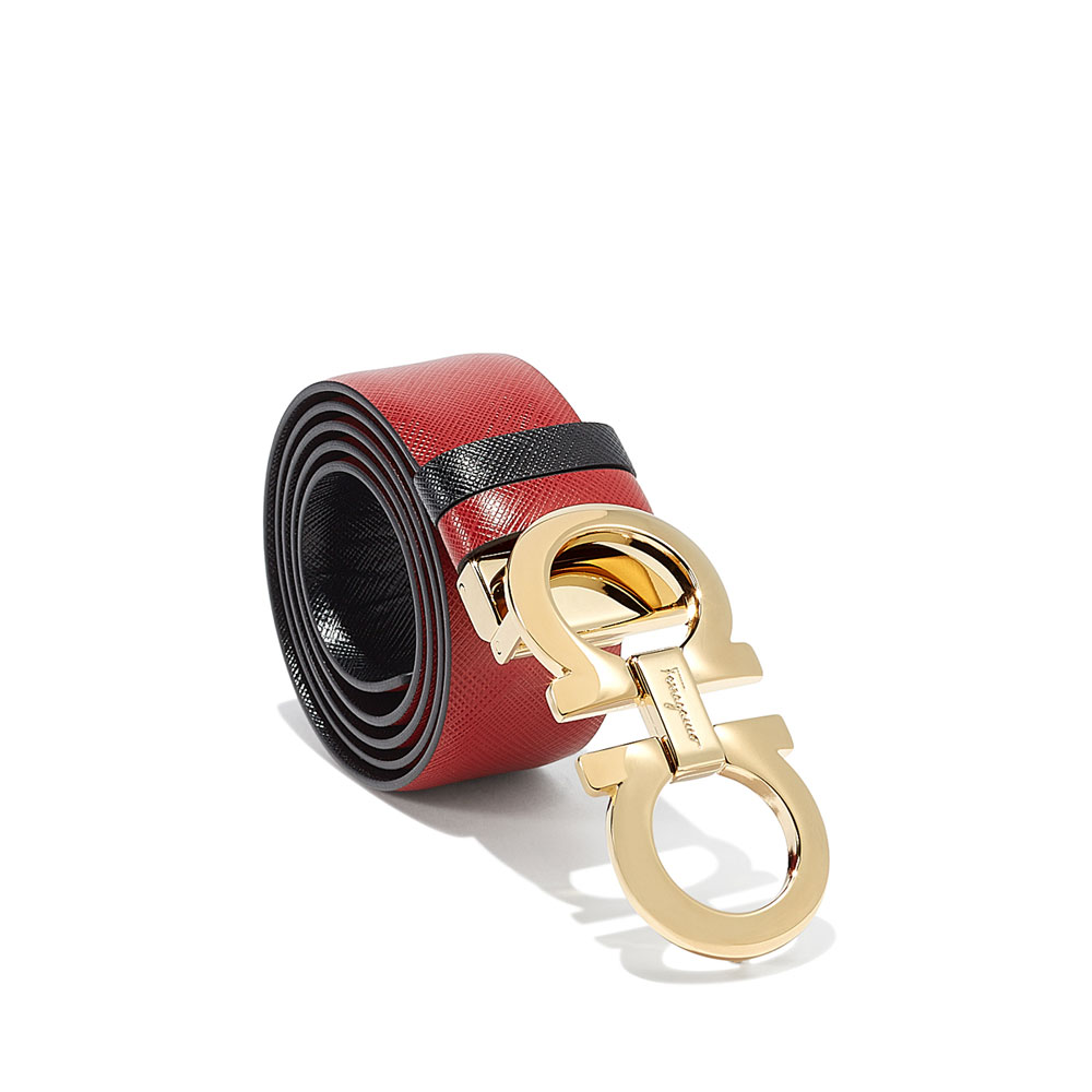 Ferragamo Large Double Gancio Belt 23A564 550089: Image 1