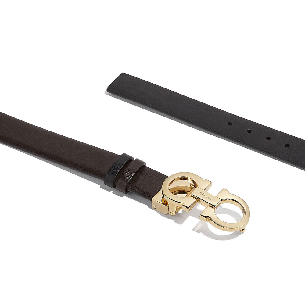 Ferragamo Medium Double Gancio Belt 23A565 674485: Image 3