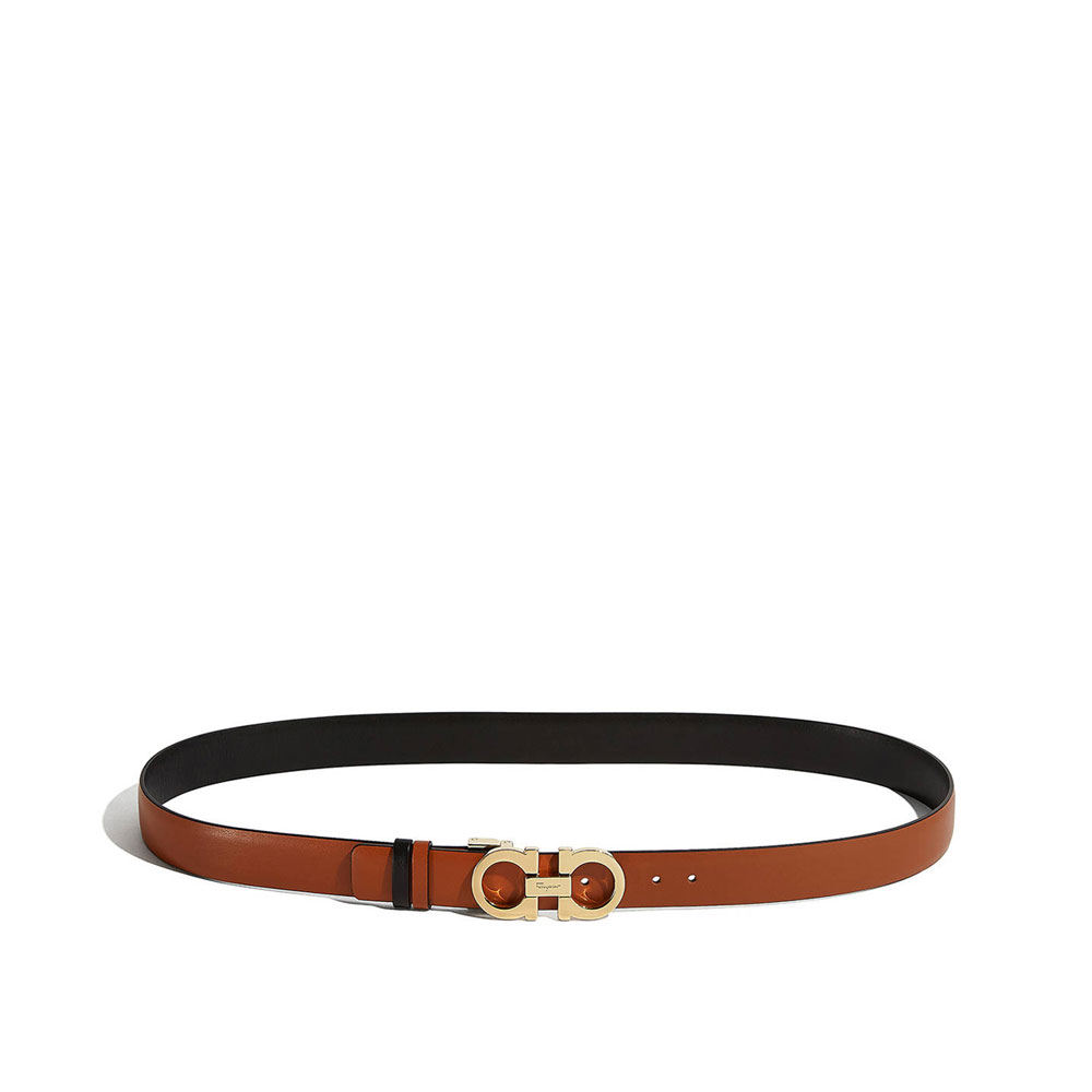 Ferragamo Medium Double Gancio Belt 23A565 674487: Image 1