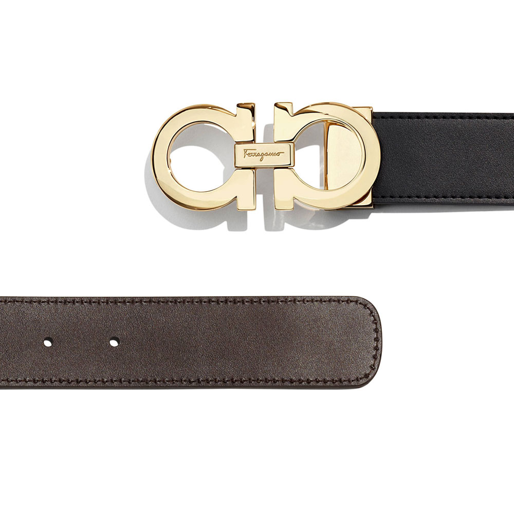 Ferragamo Reversible and Adjustable Belt 675542 586940: Image 2