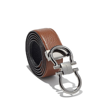 Ferragamo Double Gancio Buckle Belt 676031 621268