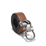 Ferragamo Double Gancio Buckle Belt 676031 621268