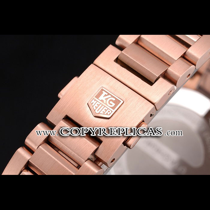 Tag Heuer Grand Carrera Rose Gold Bracelet Black Dial TG6706: Image 3