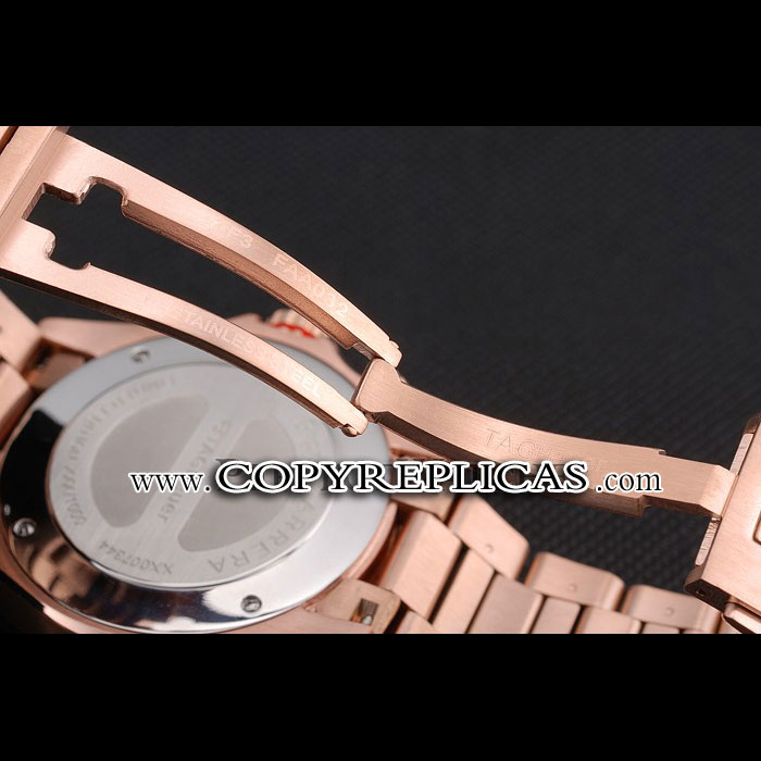 Tag Heuer Grand Carrera Rose Gold Bracelet Black Dial TG6706: Image 4