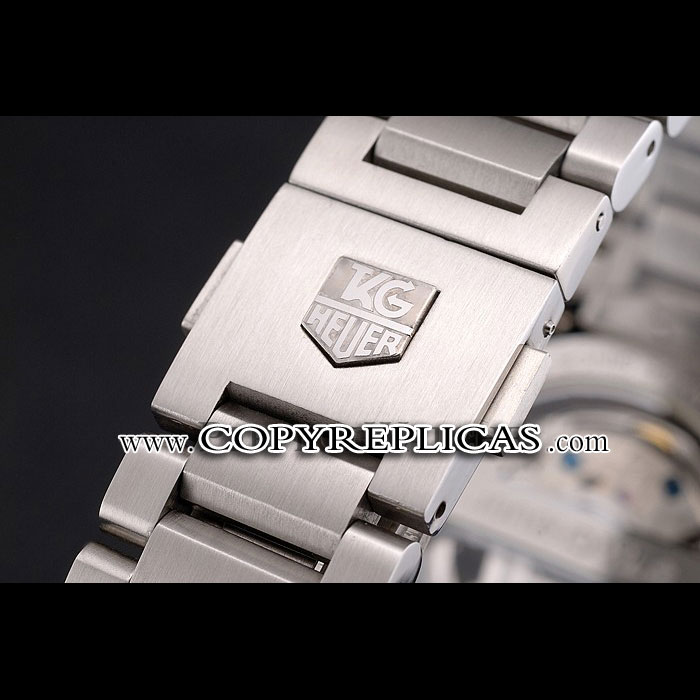 Tag Heuer Swiss Carrera Tachymeter Bezel Stainless Steel White Dial TG6720: Image 4