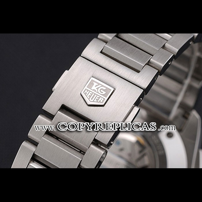 Tag Heuer Swiss Carrera Tachymeter Bezel Stainless Steel Black Dial TG6728: Image 3