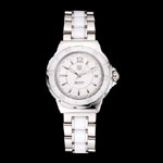 Tag Heuer Formula 1 White Ceramic Bezel White Dial TG6658