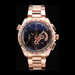 Tag Heuer Carrera Rose Gold Case Black Dial TG6674