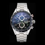 Tag Heuer Carrera Black Dial Calibre 16 Link Watch TG6681