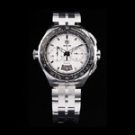 Tag Heuer Swiss SLR Tachymeter Bezel Stainless Steel White Dial TG6725