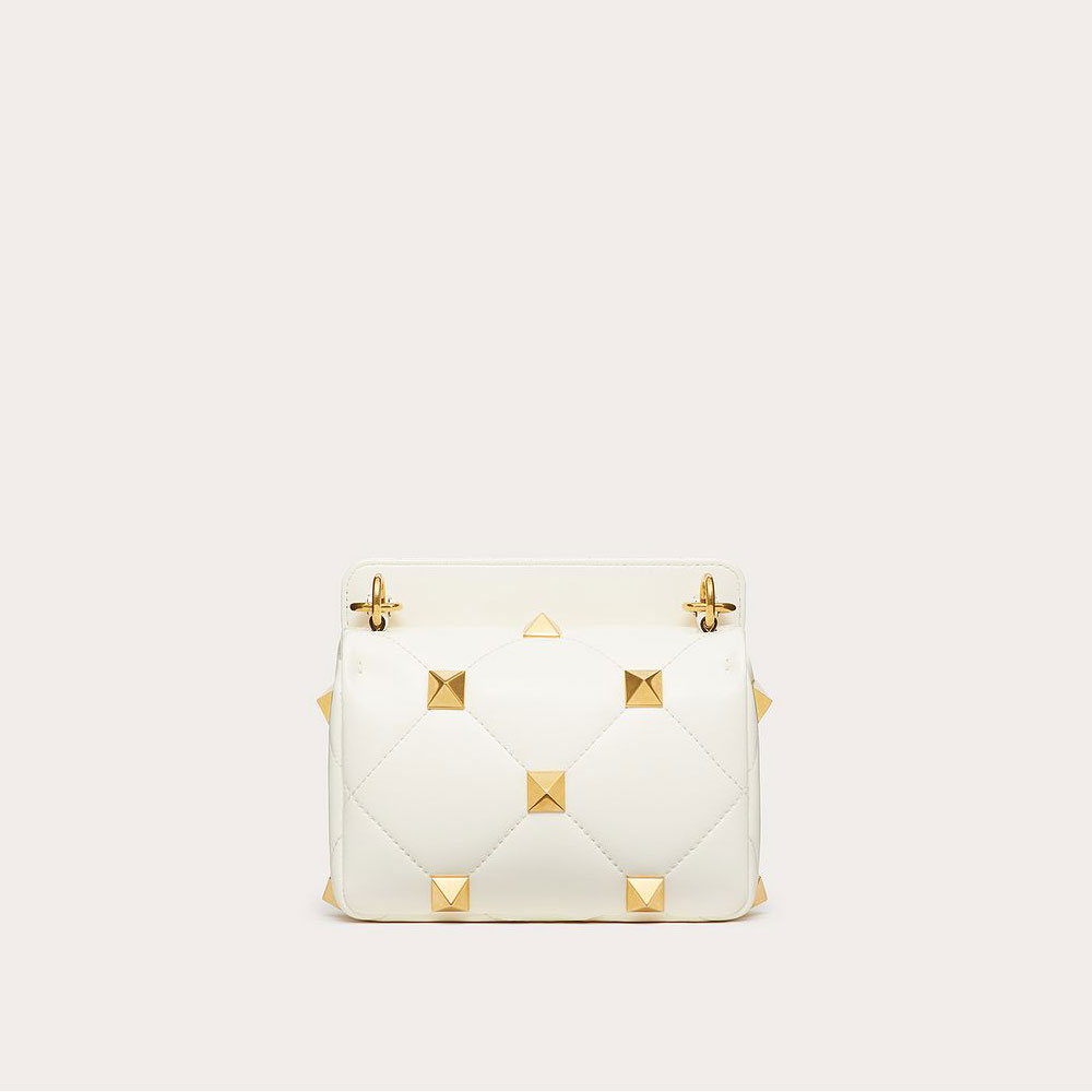 Valentino Garavani Small Roman Stud The Shoulder Bag In Nappa 1W2B0L04BSF098: Image 2