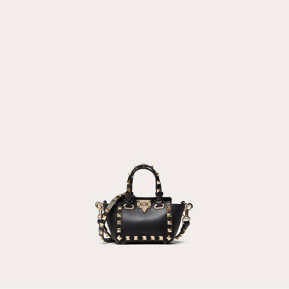 Valentino Garavani Micro Rockstud Calfskin Bag 1W2P0Y28BOL0NO: Image 1