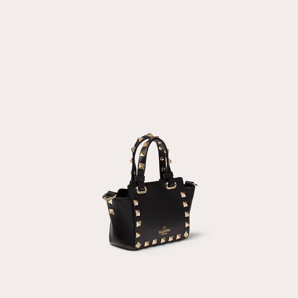 Valentino Garavani Micro Rockstud Calfskin Bag 1W2P0Y28BOL0NO: Image 2