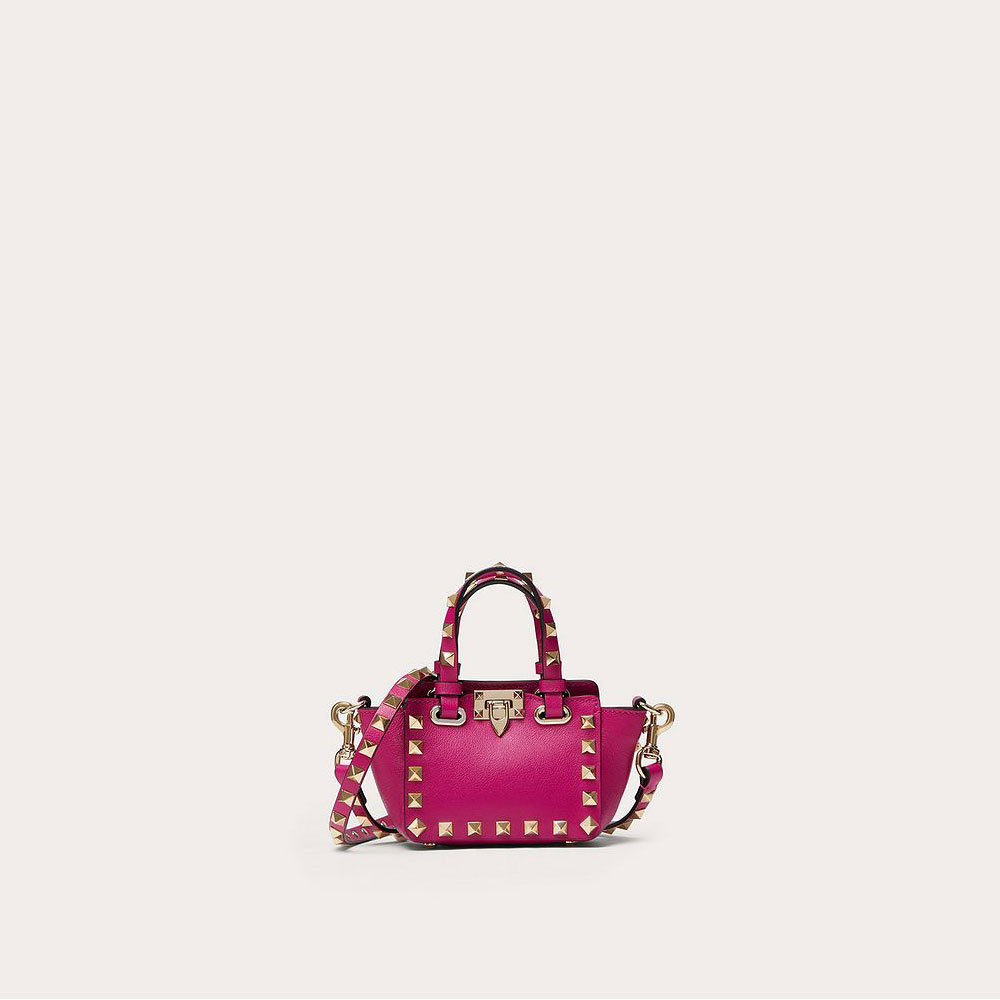 Valentino Garavani Micro Rockstud Calfskin Bag 1W2P0Y28BOLM24: Image 1