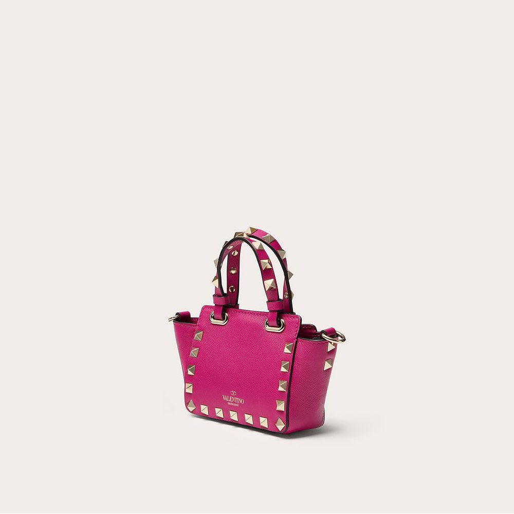 Valentino Garavani Micro Rockstud Calfskin Bag 1W2P0Y28BOLM24: Image 2