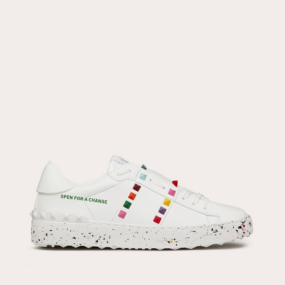 Valentino Garavani Open For A Change Sneaker In Bio-Based 1W2S0A01PZQK81: Image 1