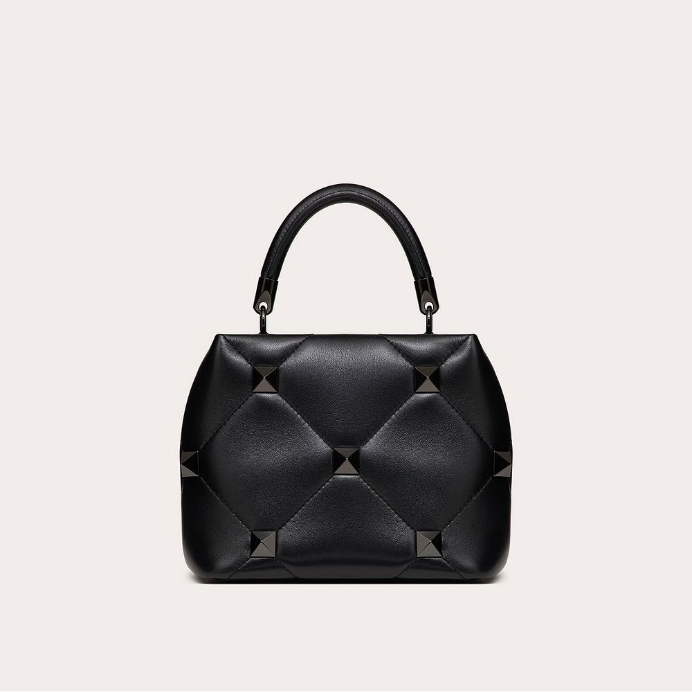 Valentino Garavani Small Roman Stud The Handle Bag In Nappa 2W2B0I97LWB0NO: Image 3