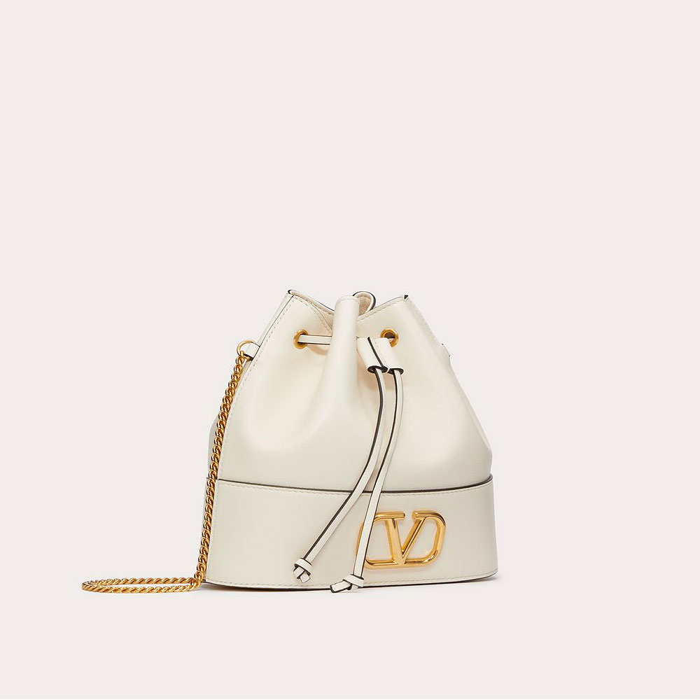 Valentino Garavani Mini Bucket Bag Nappa Vlogo Signature Chain 2W2P0T83HPFI16: Image 2