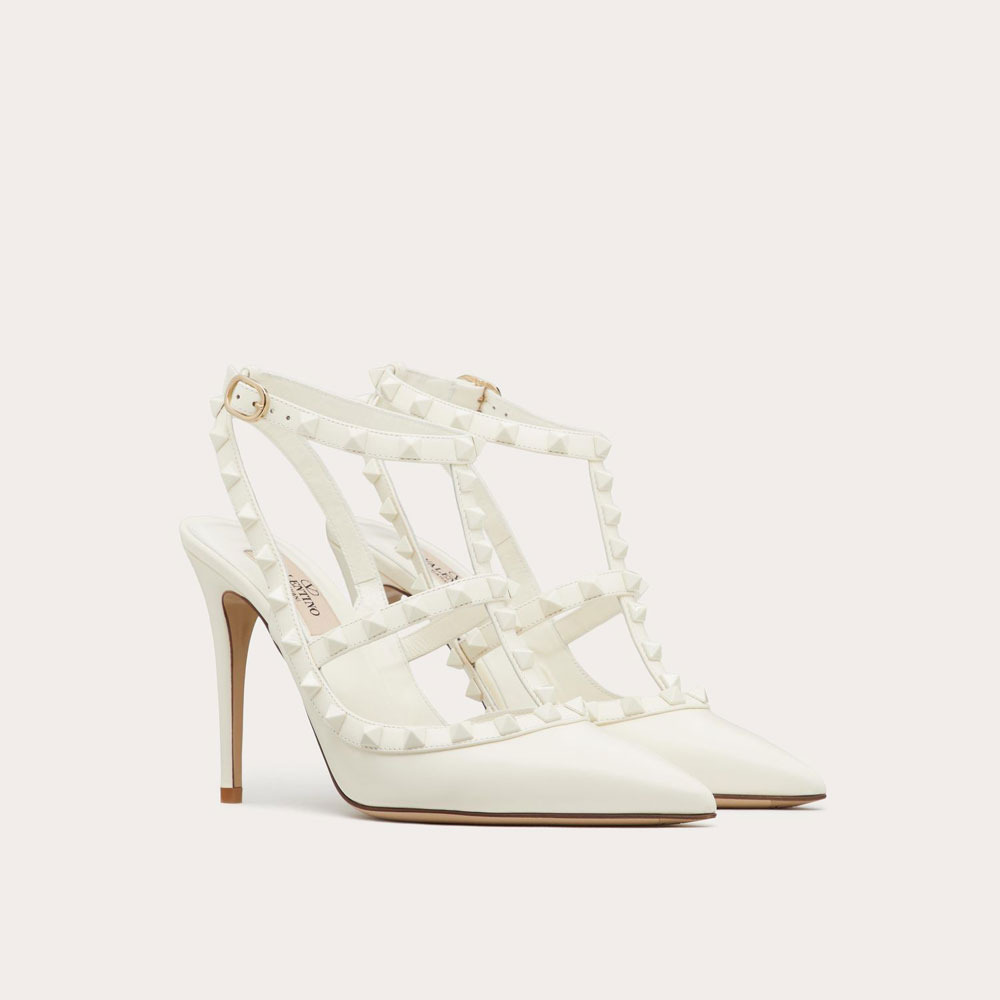 Valentino Rockstud Ankle Strap Pump 3W2S0393VB8 098: Image 1