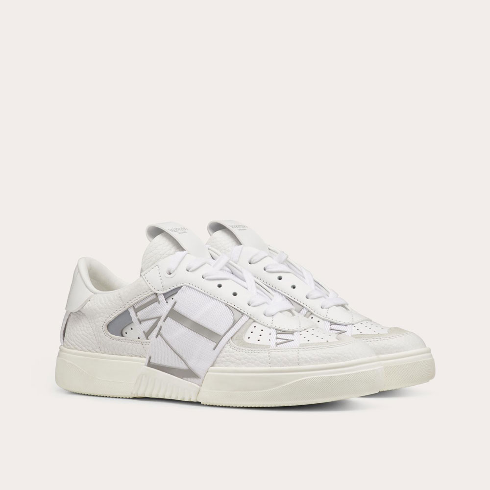 Valentino Vl7n Sneaker In Banded Calfskin Leather 3W2S0V66WRQ 22E: Image 1