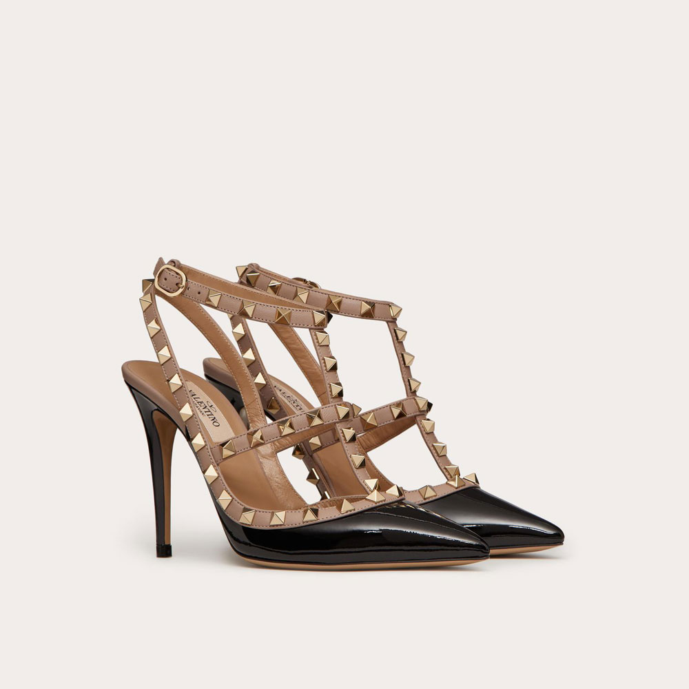 Valentino Patent Rockstud Caged Pump 5W2S0393VNW N91: Image 1