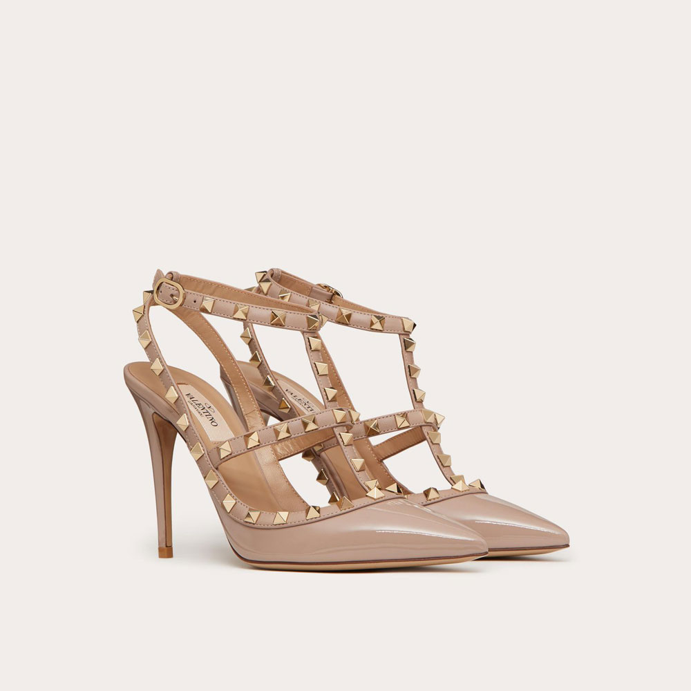 Valentino Patent Rockstud Caged Pump 5W2S0393VNW P45: Image 1