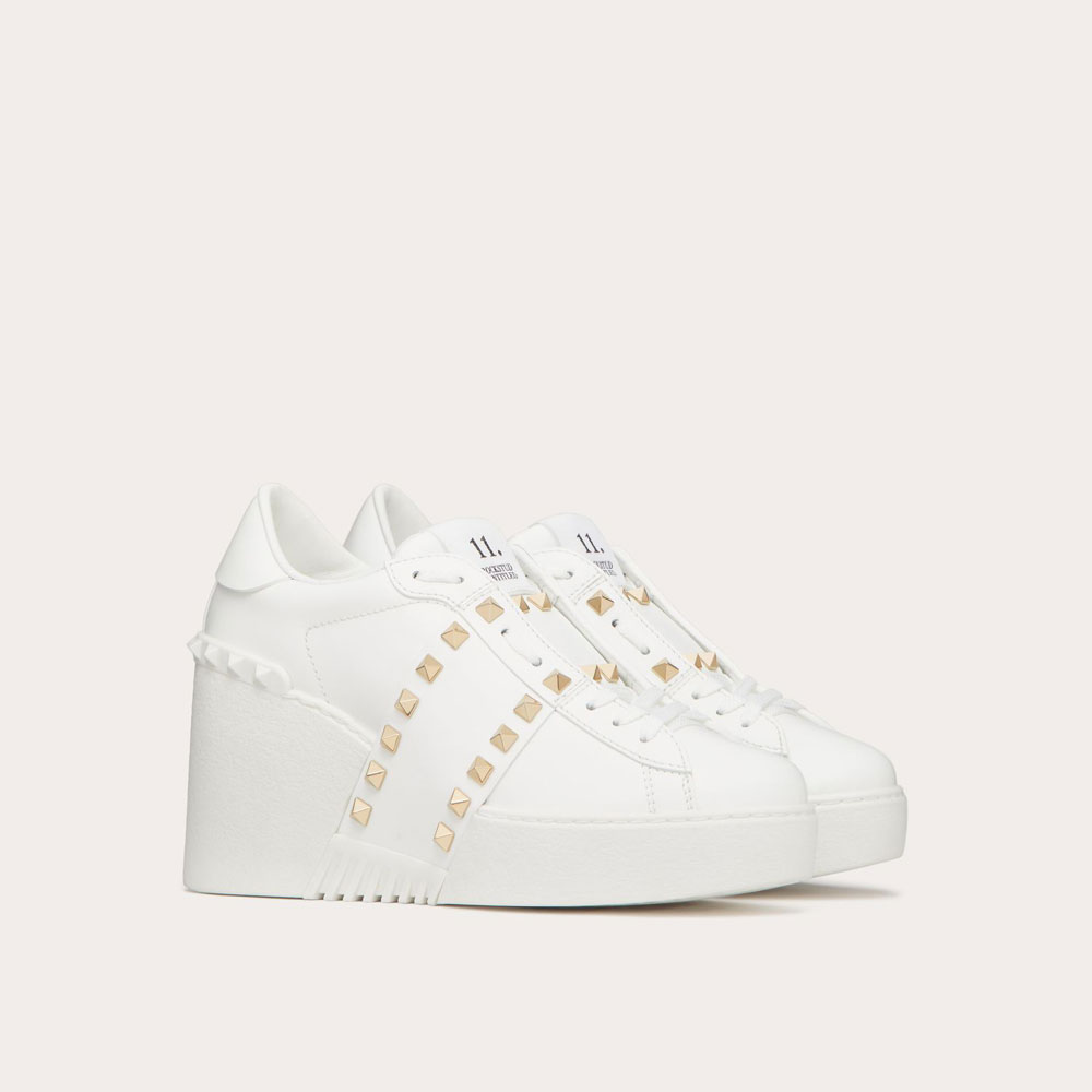 Valentino Open Disco Wedge Sneaker 5W2S0HP0BHS 0BO: Image 1