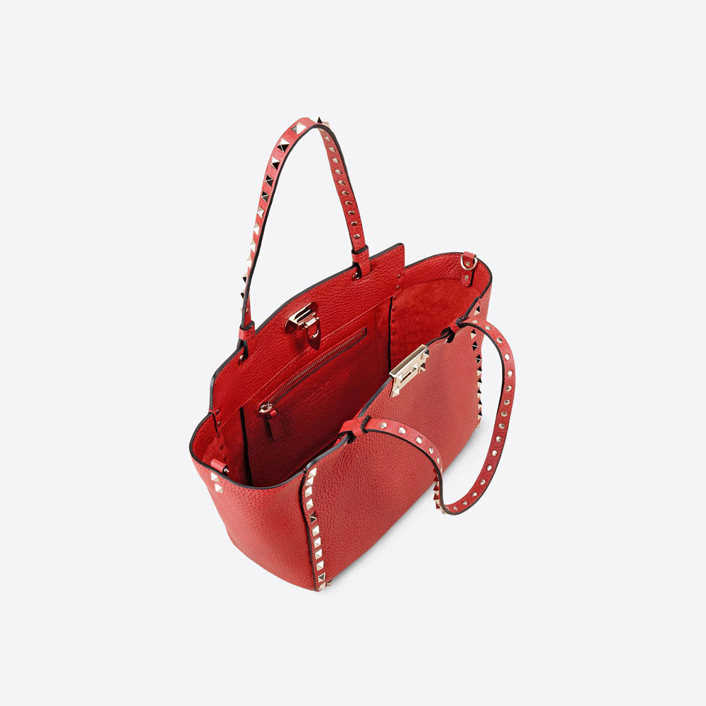 Valentino Garavani Rockstud small tote KW0B0037VSF 0RO: Image 3